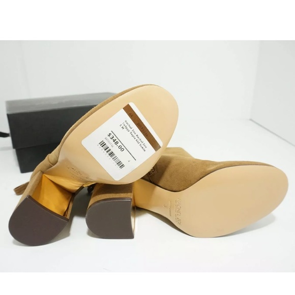 🆕 Rachel Zoe Ankle Boots Heels Brown Suede US 5 M - Picture 8 of 8